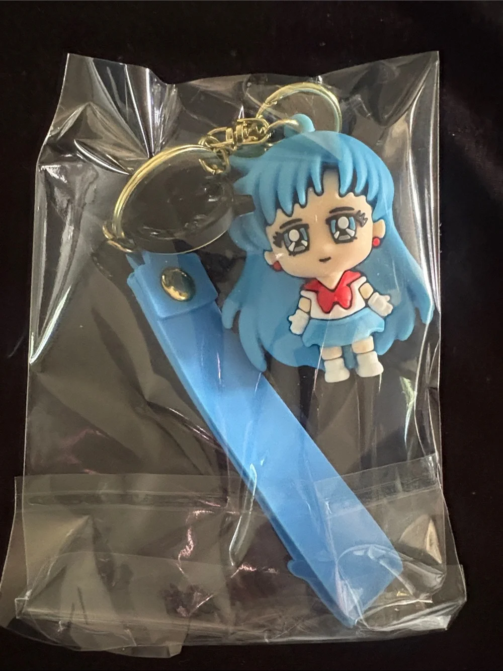 Sailor Moon Sailor Mercury Keychain Bag Charm- Blue